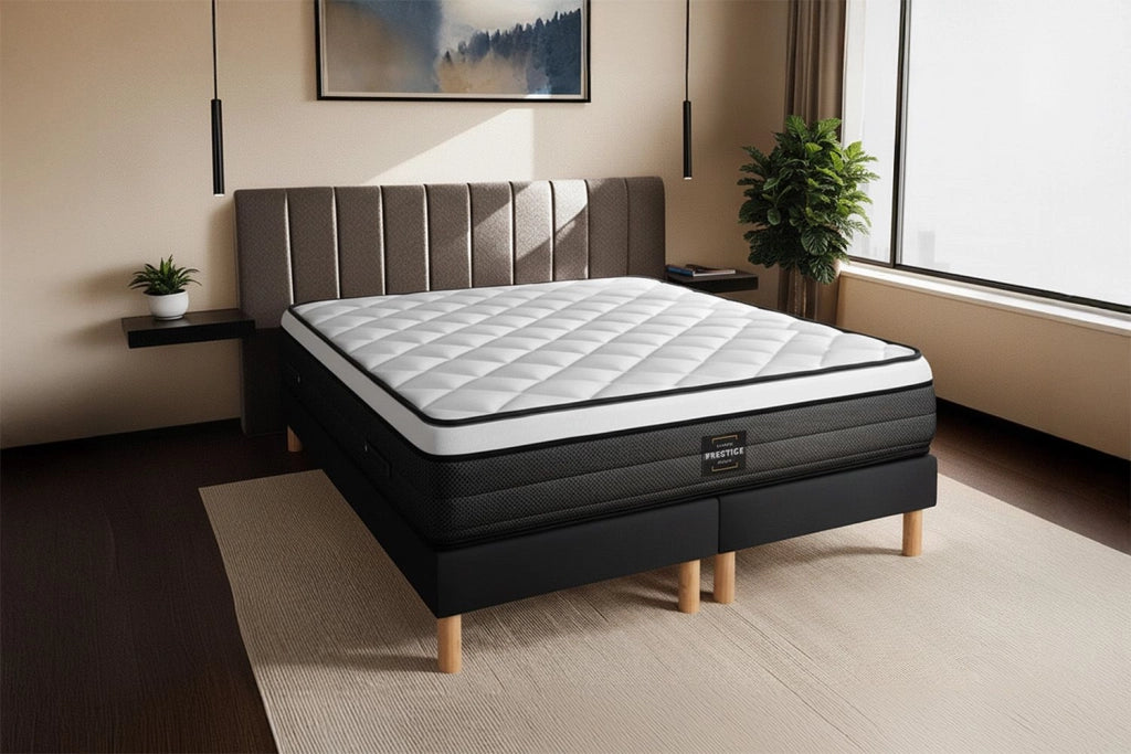 90x200 cm Materasso a molle insacchettate e memory foam - Suite
