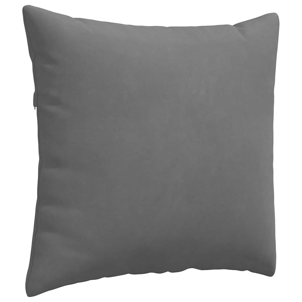 Cuscini da Divano 2 pcs Grigio scuro 50 x 50 cm Tessuto 42013985