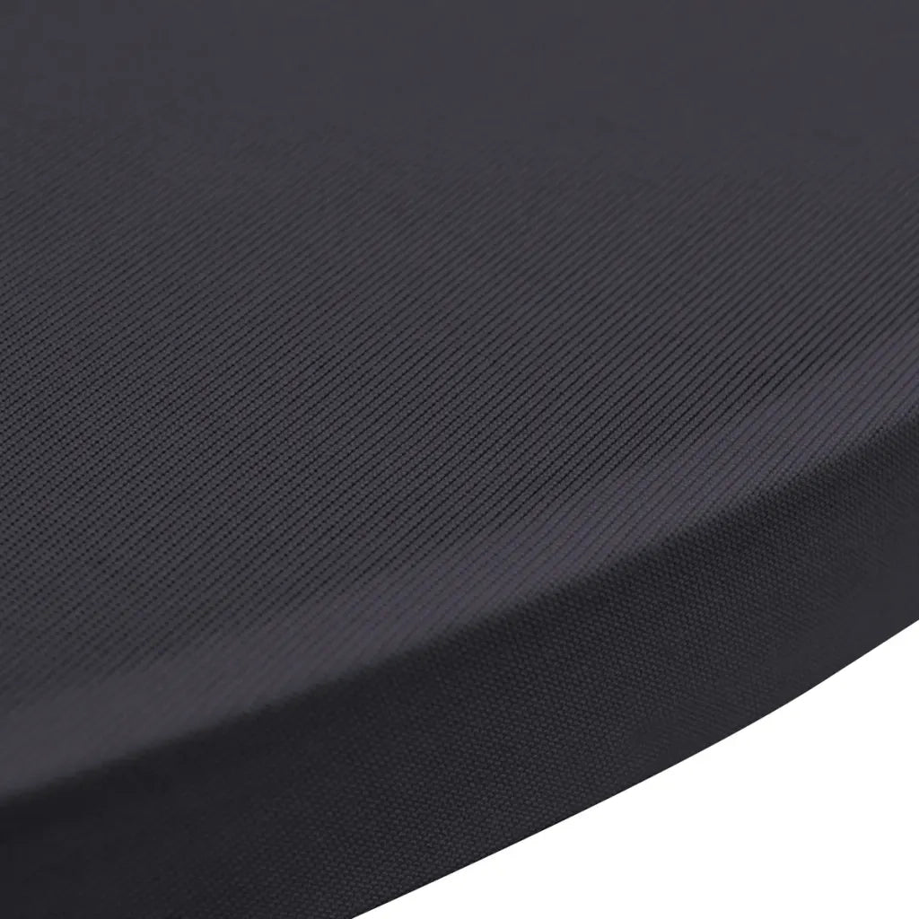 Coperture Elastiche per Tavoli 4 pz 70 cm Antracite 279085