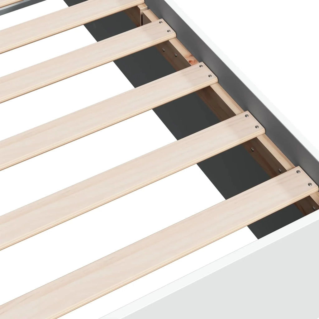 Struttura letto a pavimento Bianco 80 x 200 cm 3429541