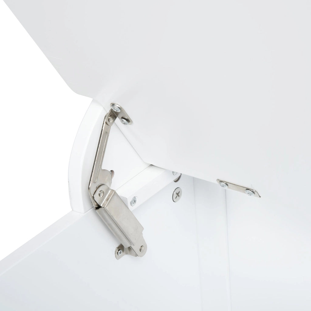 Appendiabiti Panchina per Ingresso in MDF 71,5x39,5x170 cm  Bianca