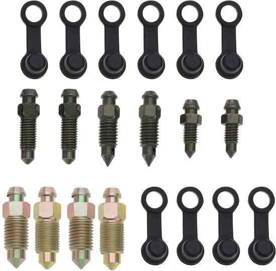 Viti di Rilievo per Frizione Motor - Bocchetta in Gomma - Sostituzione - 10 pezzi - Boccola Aperta - M6x1mm M7x1mm M8x1.25mm M10x1mm M10x1.25mm - Cilindro di Accensione Emissione.