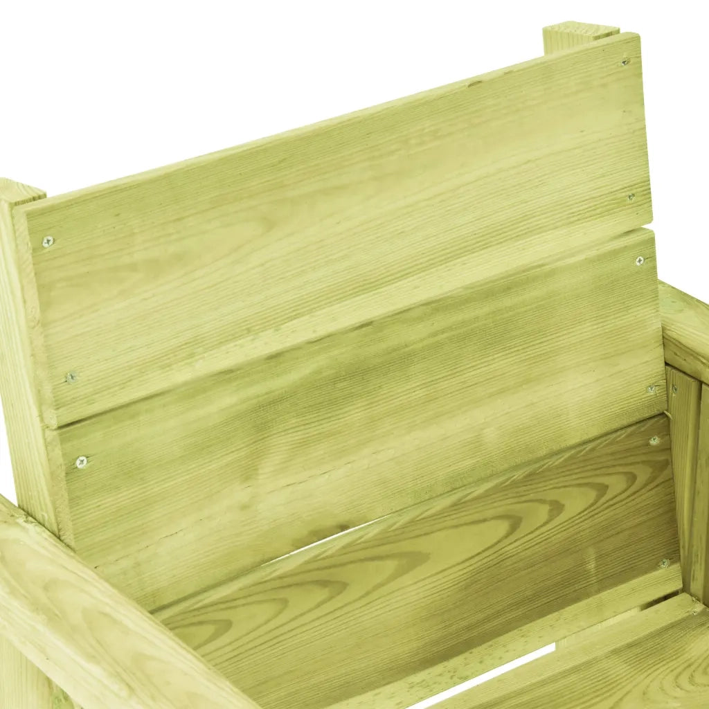 Sedia da Giardino in Legno di Pino Impregnato 49033