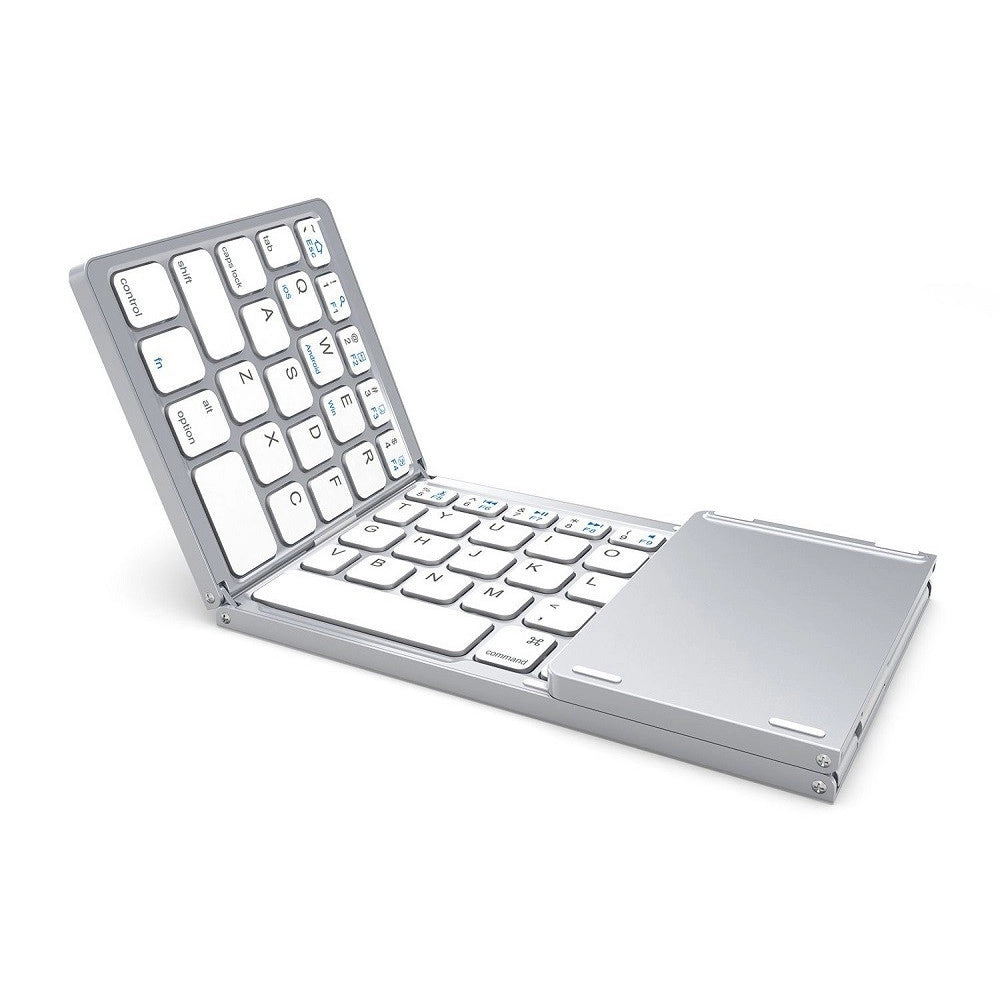 Trade Shop - Mini Tastiera Bluetooth Pieghevole Wireless Ios/android/windows Touchpad -