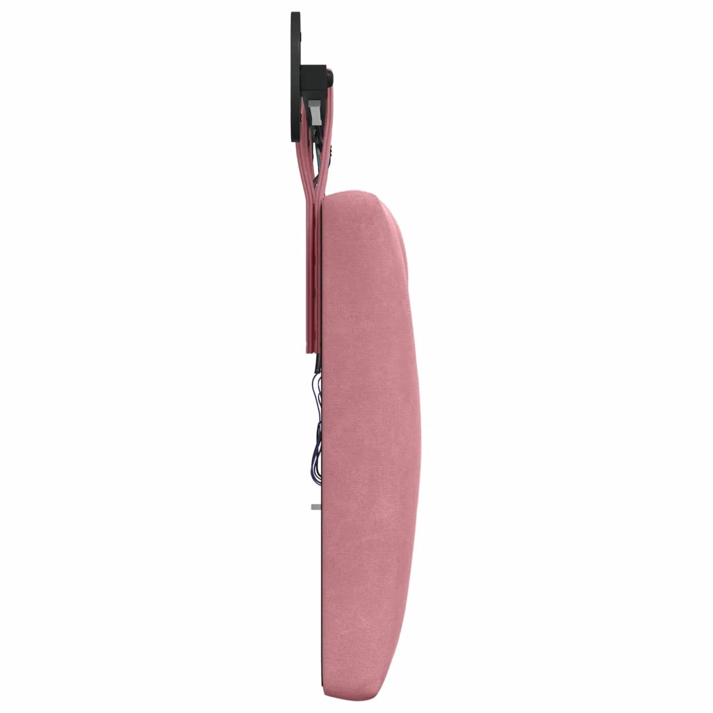 Testiera | Testata sospesa Con luce LED Rosa Velluto