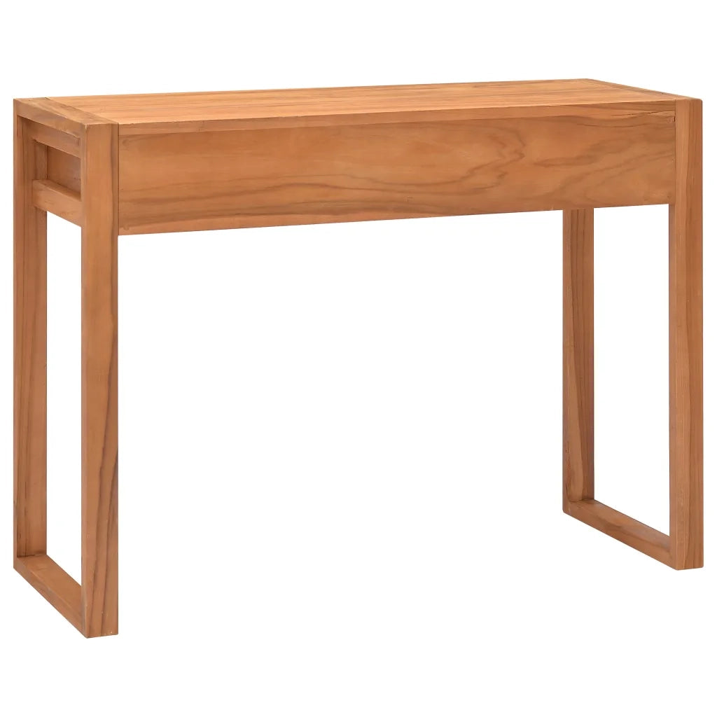 Scrivania | Tavolo da Ufficio con 2 Cassetti 100x40x75 cm in Legno di Teak