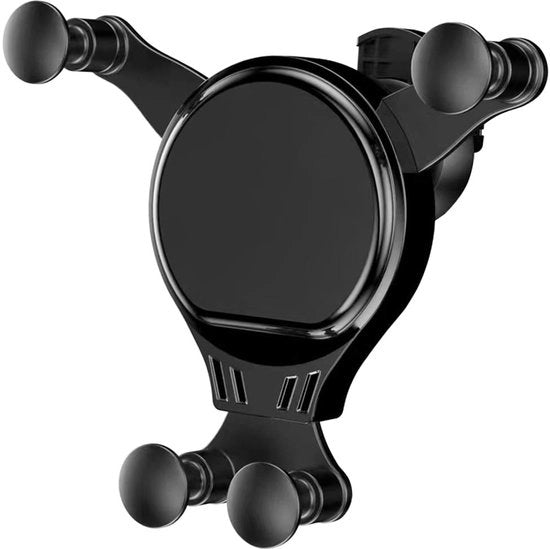 Ottimizzatore per Auto - Supporto per Telefono 360 Gradi Girevole - Ventilazione e Collegamento con Gravità - Universale - ABS+PC - 10,5cm