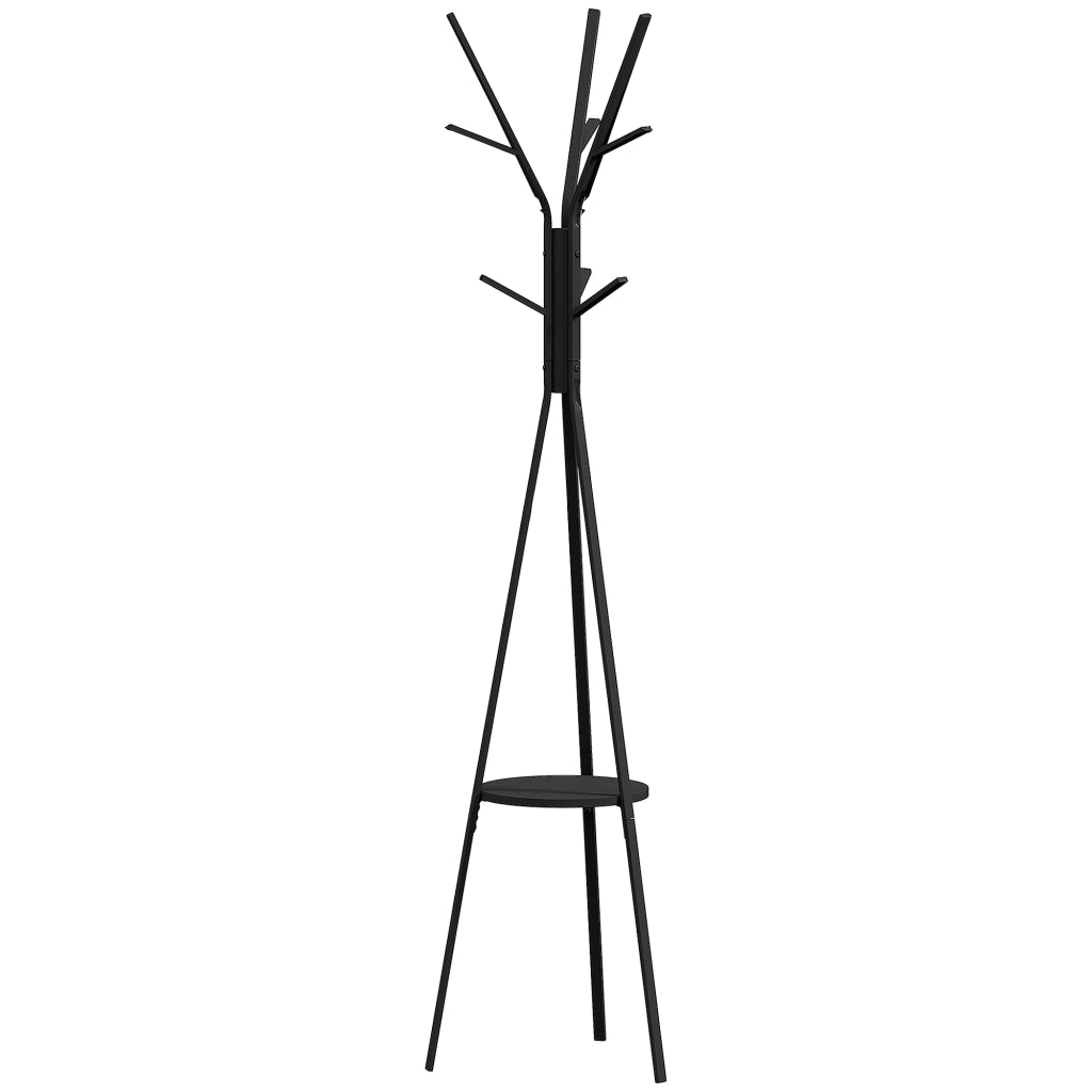 Appendiabiti da Terra Moderno ¨C zephmum ¨C 45x45x180 cm, Nero