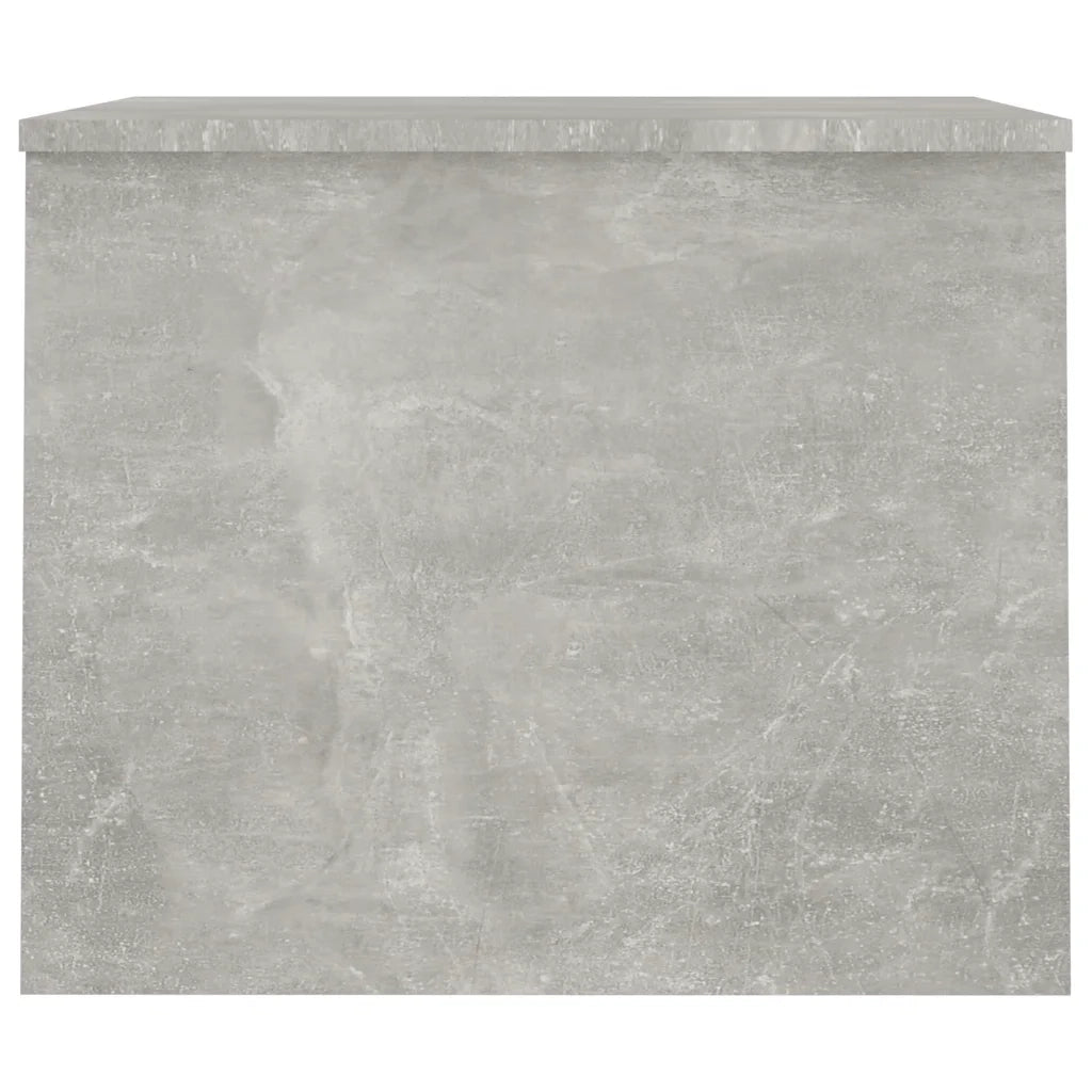Tavolino-Tavolino da soggiorno-Tavolo Grigio Cemento 80x50,5x41,5 cm in Legno Multistrato