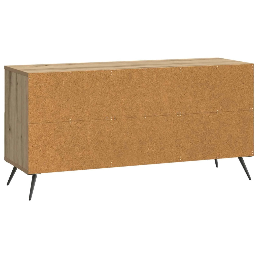 Mobile TV con cassetto-Credenza per TV Rovere Artigianale 102 x 34,5 x 50 cm 618721