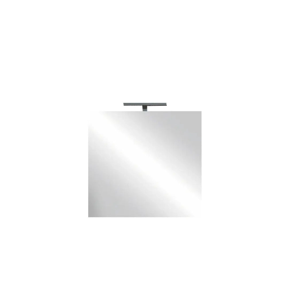 Specchio design KUBRICK – 60x75 cm con LED – Bianco lucido