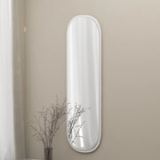 Fiesse, Specchio Forma Ovale, 40x120h cm Bianco