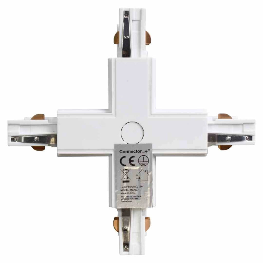 Milagro connettore per binario ML7097 bianco soffitto