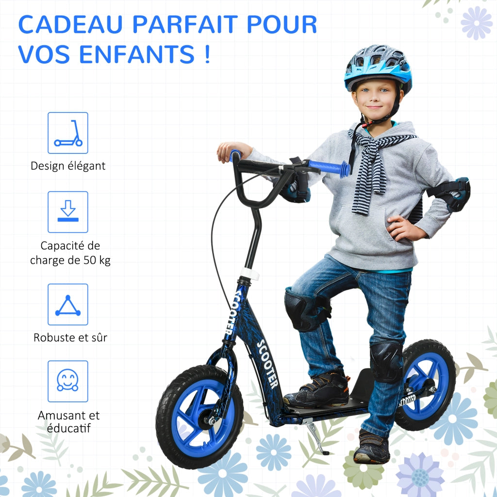 Scooter per bambini con altezza regolabile ¨C zephmum ¨C blu