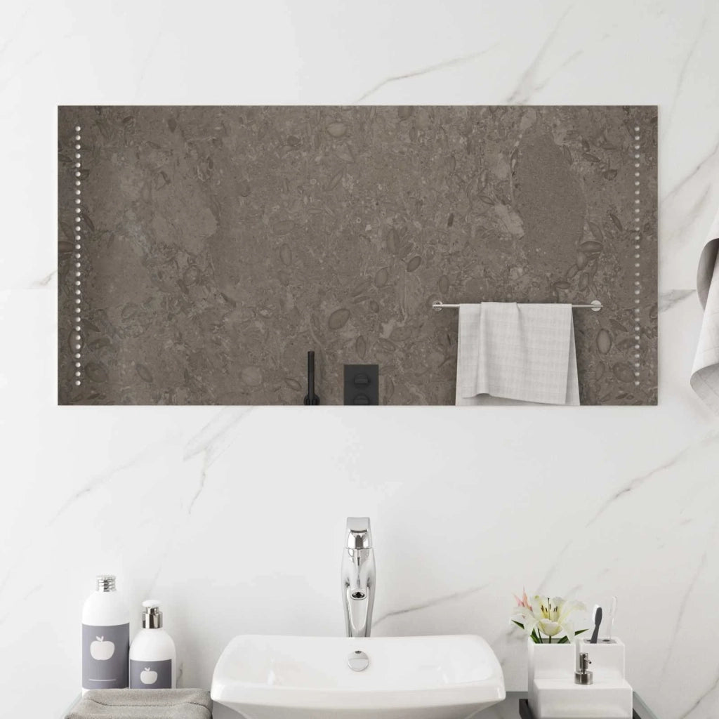 Specchio da bagno LED Trasparente 100 x 50 cm vetro temperato 42045785