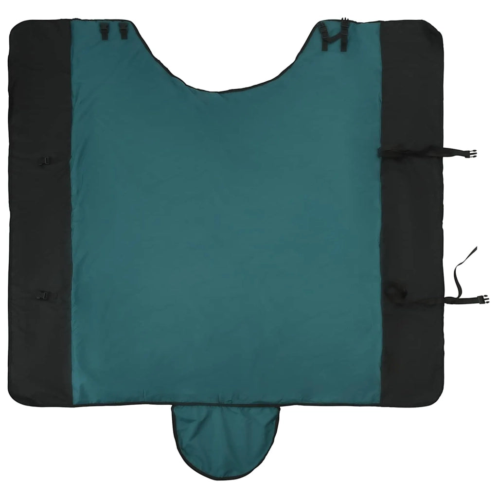 Coperta per Cavalli Verde Scuro e Nero 165 cm Poliestere 42013076