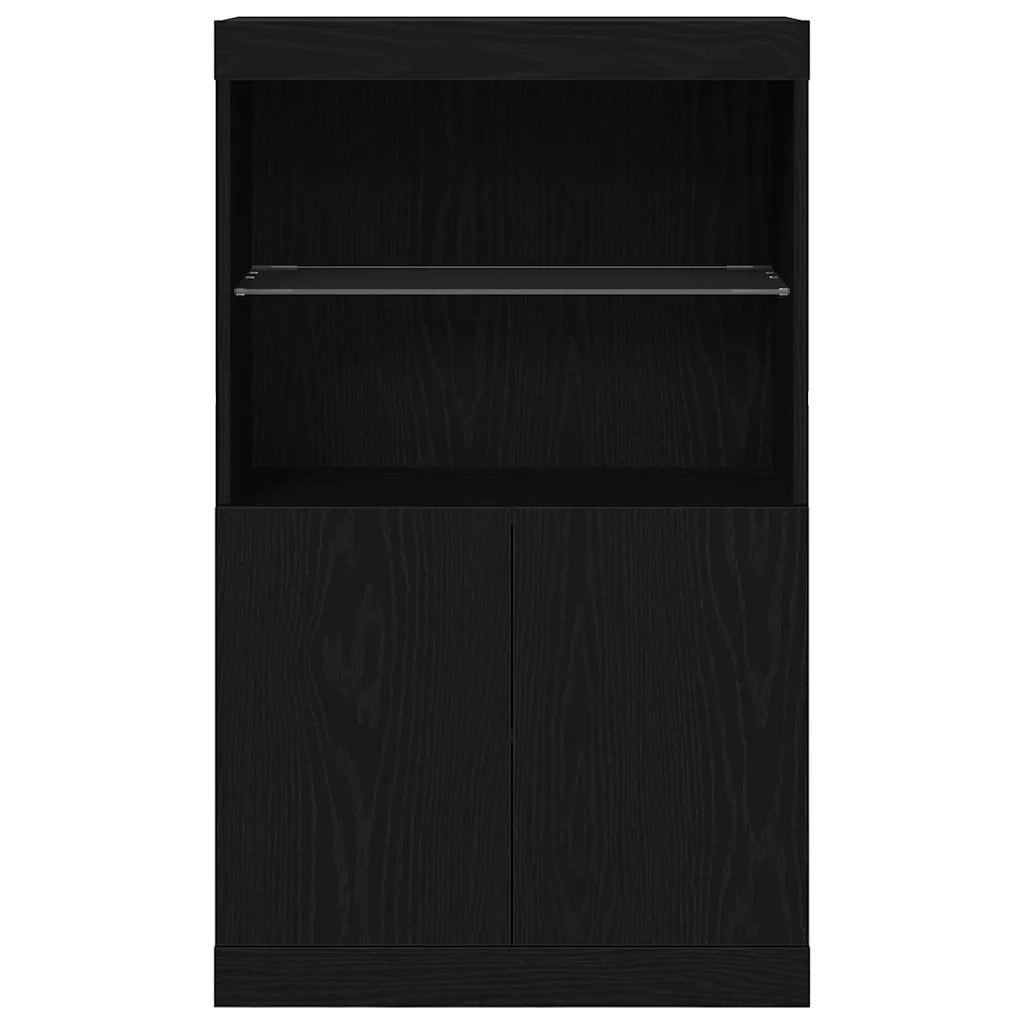Madia LED Nero 60 x 37 x 100 cm Legno multistrato 863035