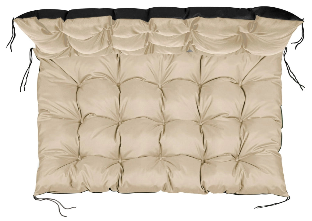 Cuscini da giardino AIO FACTORY 120x80 cm impermeabili beige pallet