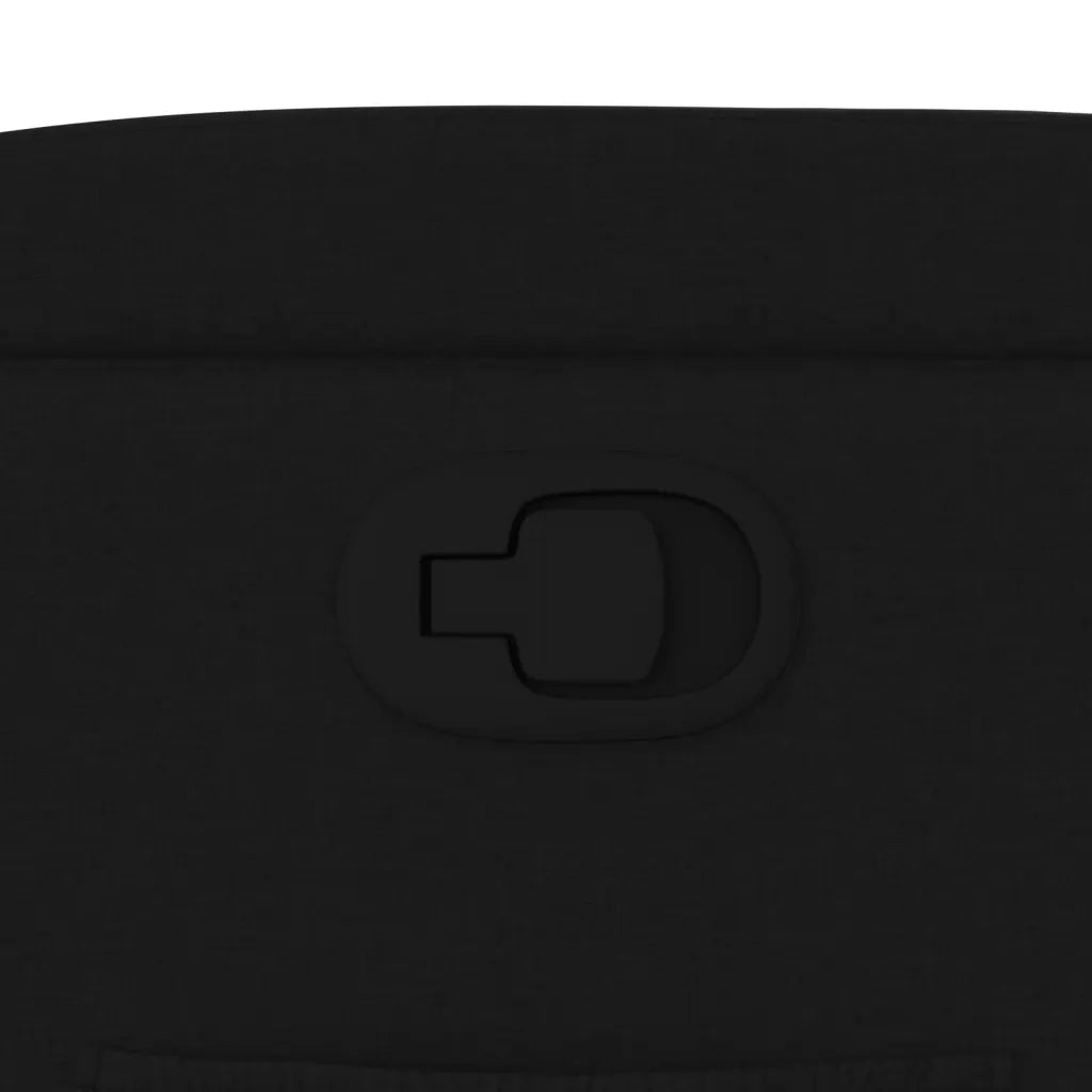 Poltrona Reclinabile in Tessuto Nero 372405
