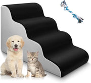 Scale per Cani di Piccola Taglia 4 Gradini Nero / Grigio