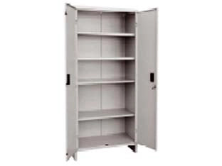 ARMADIO TUTTOPIANI IN METALLO A DUE ANTE ALTO SMONTATO  cm.60x40x180h.    PROMETAL