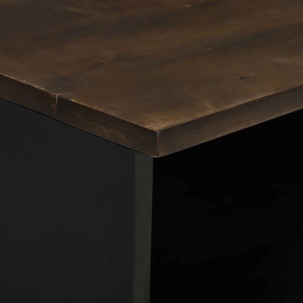 Comodino | Armadio da Notte | Mobiletto da notte Noce 40 x 33 x 46 cm Legno ingegnerizzato