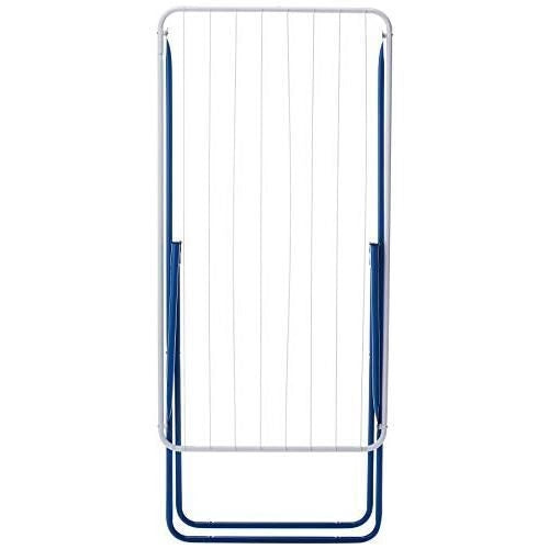 Gimi PLAST Stendibiancheria a Cavalletto da Pavimento Acciaio Plastificato 11 m Portata 10 Kg colore Blu Bianco