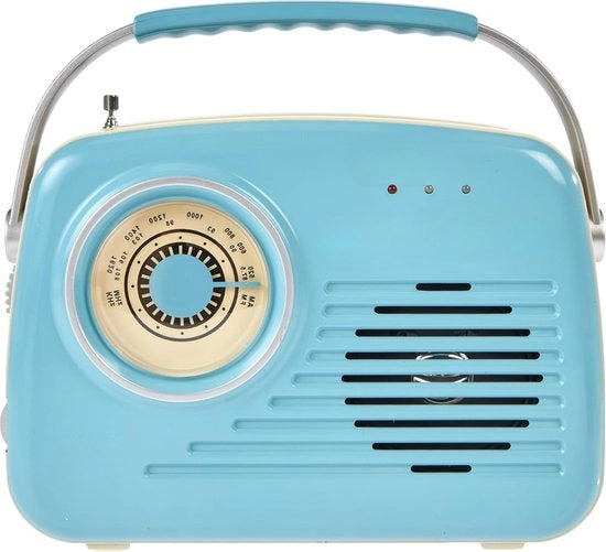 Radio a Batteria - Design Vintage - alimentato da Batteria