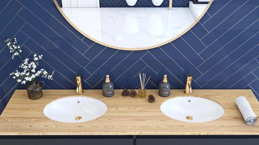 Lavabo Sottopiano Rea Nel White