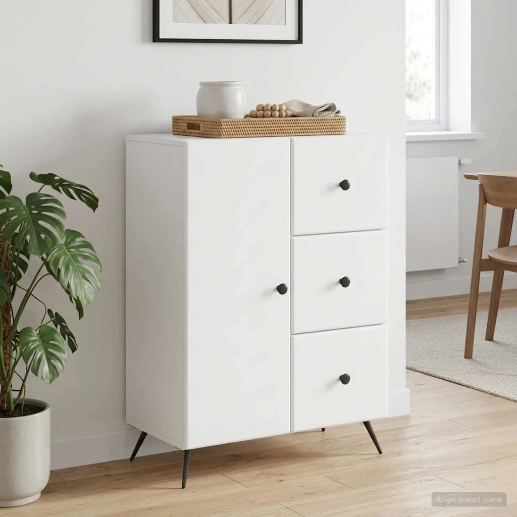 Credenza Bianco 66 x 34,5 x 90 cm Legno ingegnerizzato 895545