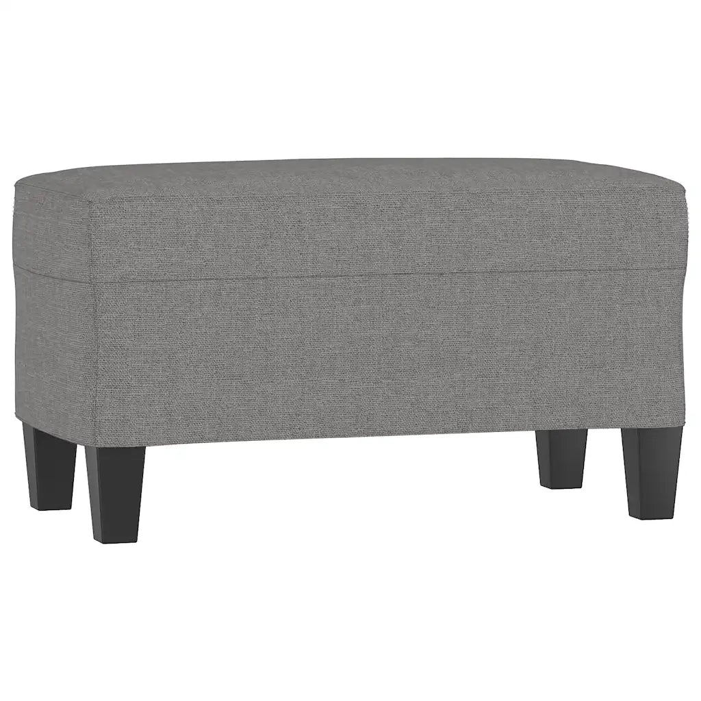 Panca Grigio Scuro 70x35x41 cm in Tessuto 349432