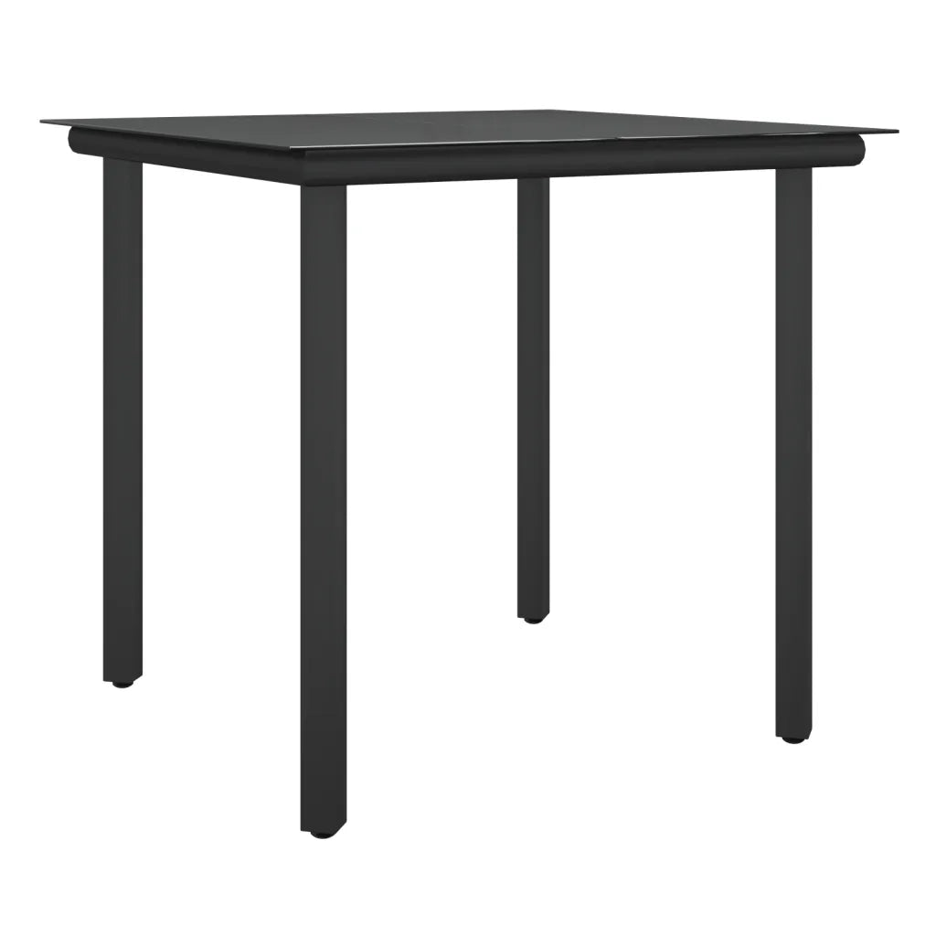 Set Pranzo da Giardino 5pz con Cuscini in Polyrattan e Acciaio 3186954