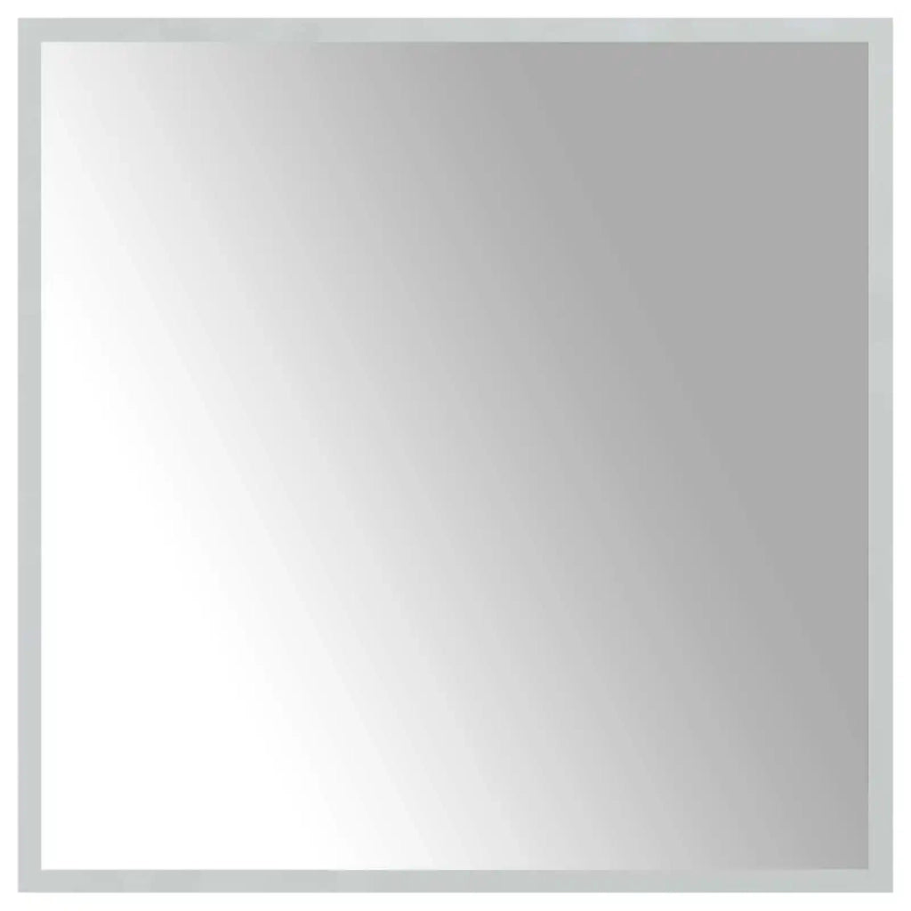 Specchio da bagno LED Trasparente 60 x 60 cm vetro temperato 42045809