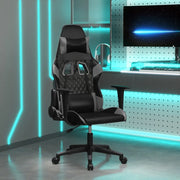 Sedia da Gaming Massaggiante Nero e Grigio in Similpelle 345515