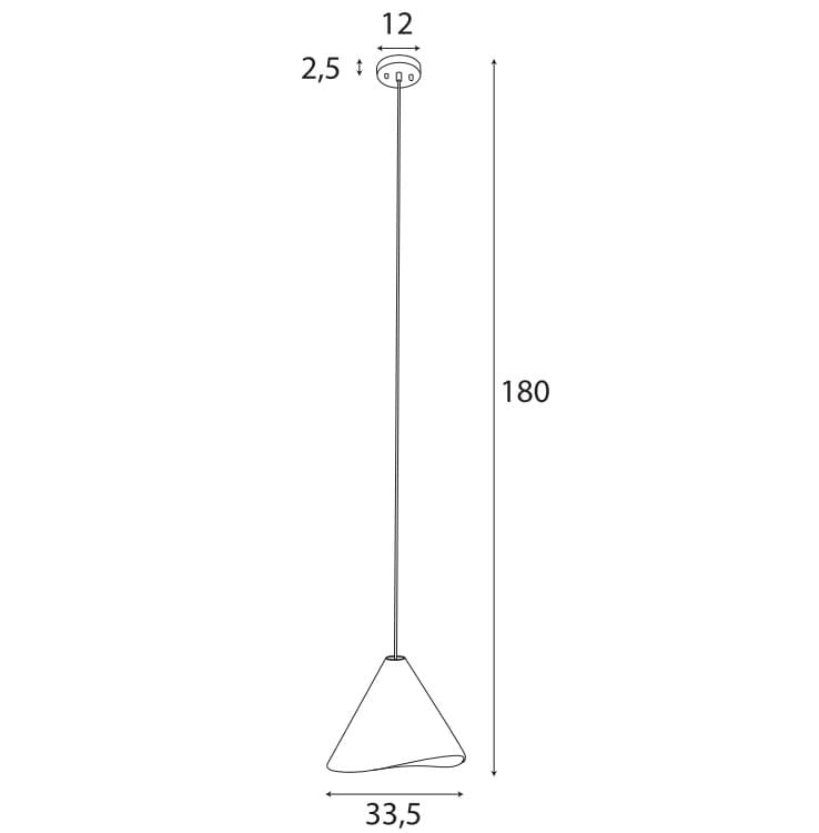 Lampada a sospensione scandinava rovere Sakura E27 Maxlight
