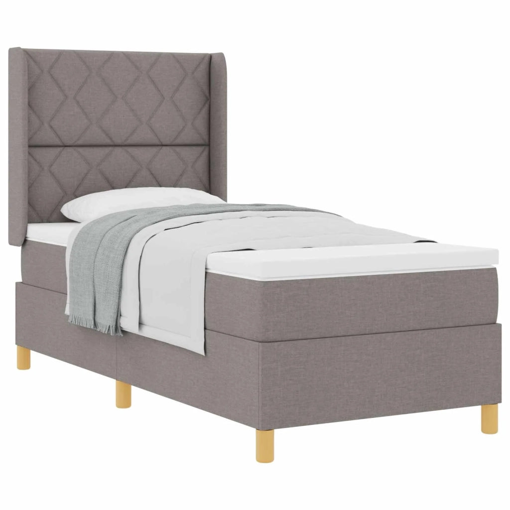 Letto a molle con materasso Talpa 90 x 190 cm Tessuto 3341872
