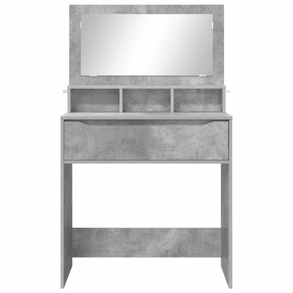 Toeletta | Tavoli da Trucco per Camera da Letto Grigio cemento