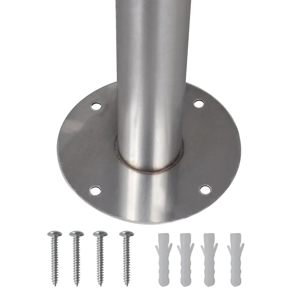 Casetta della Posta Doppia con Supporto in Acciaio Inox 271748