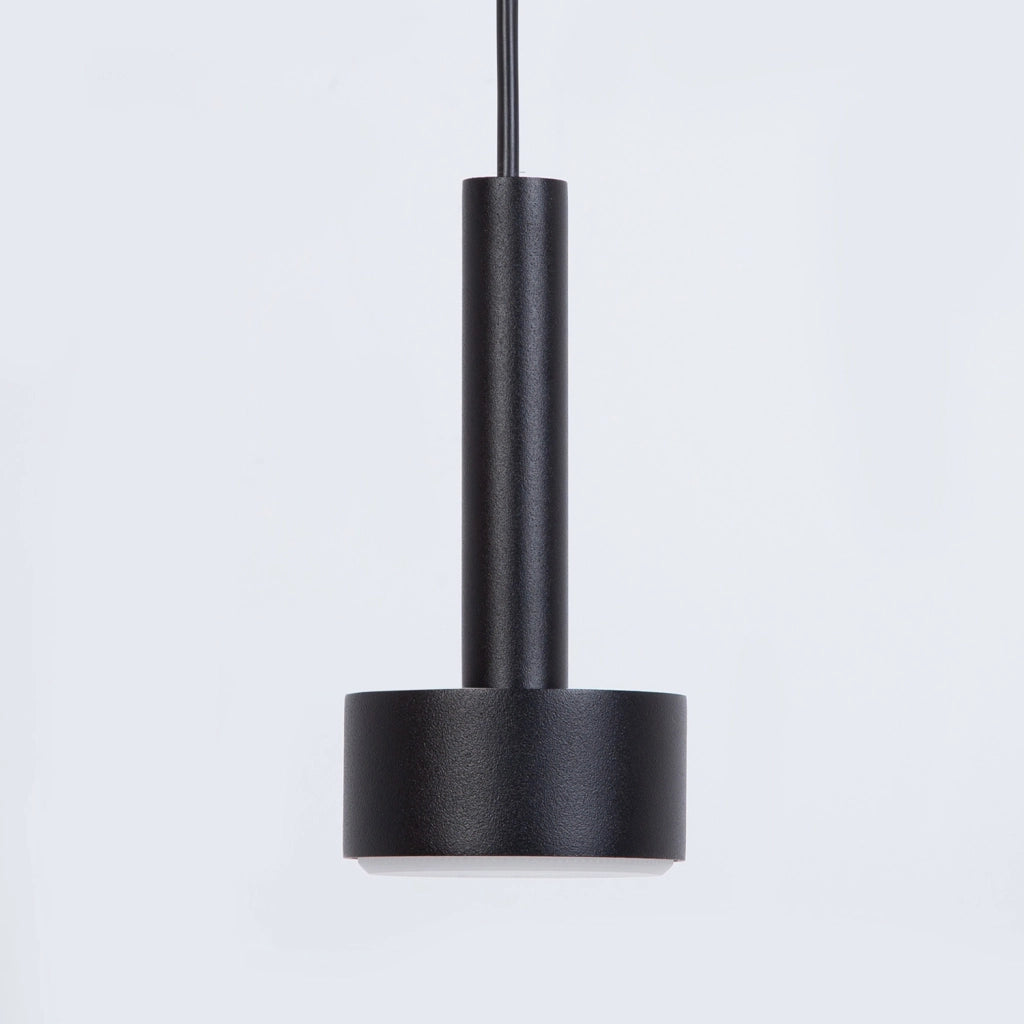 Lampada a sospensione STAMP nera spot orientabile Sigma