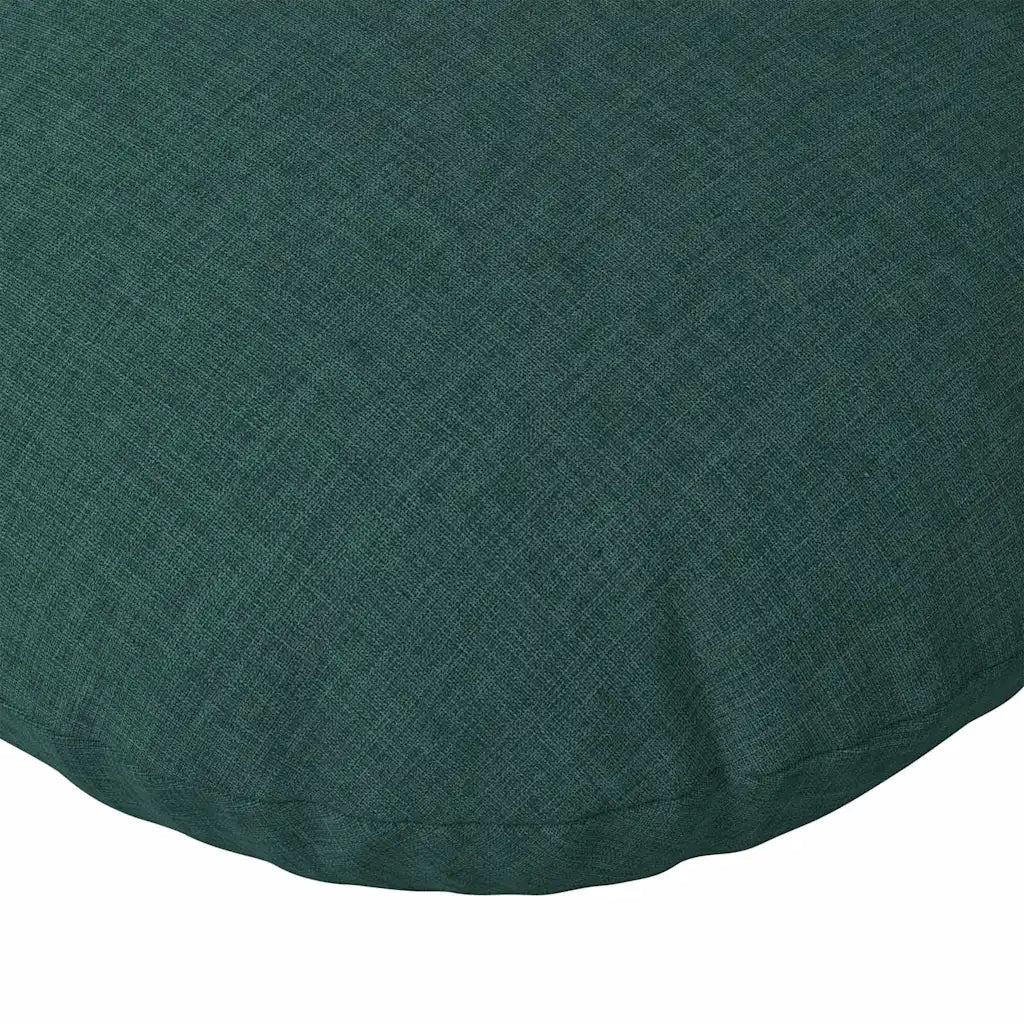 Cuscini per Seduta 2 pcs Verde Scuro Ø30 x 13 cm Tessuto 42014088