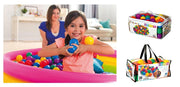 Set 100 Pezzi Palline Colorate con Sacca Diametro 6,5 cm Intex