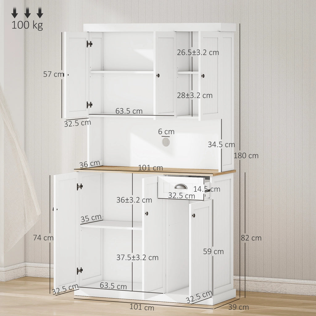 Armadio Cucina ¨C Minimal ¨C Bianco 101x39x180