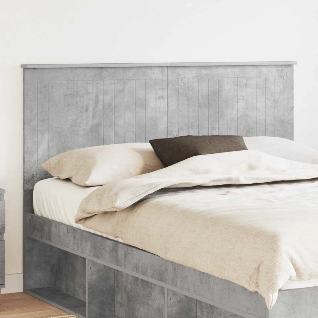 Testiera | Testata con Testiera | Testata Grigio cemento 140 cm Legno multistrato