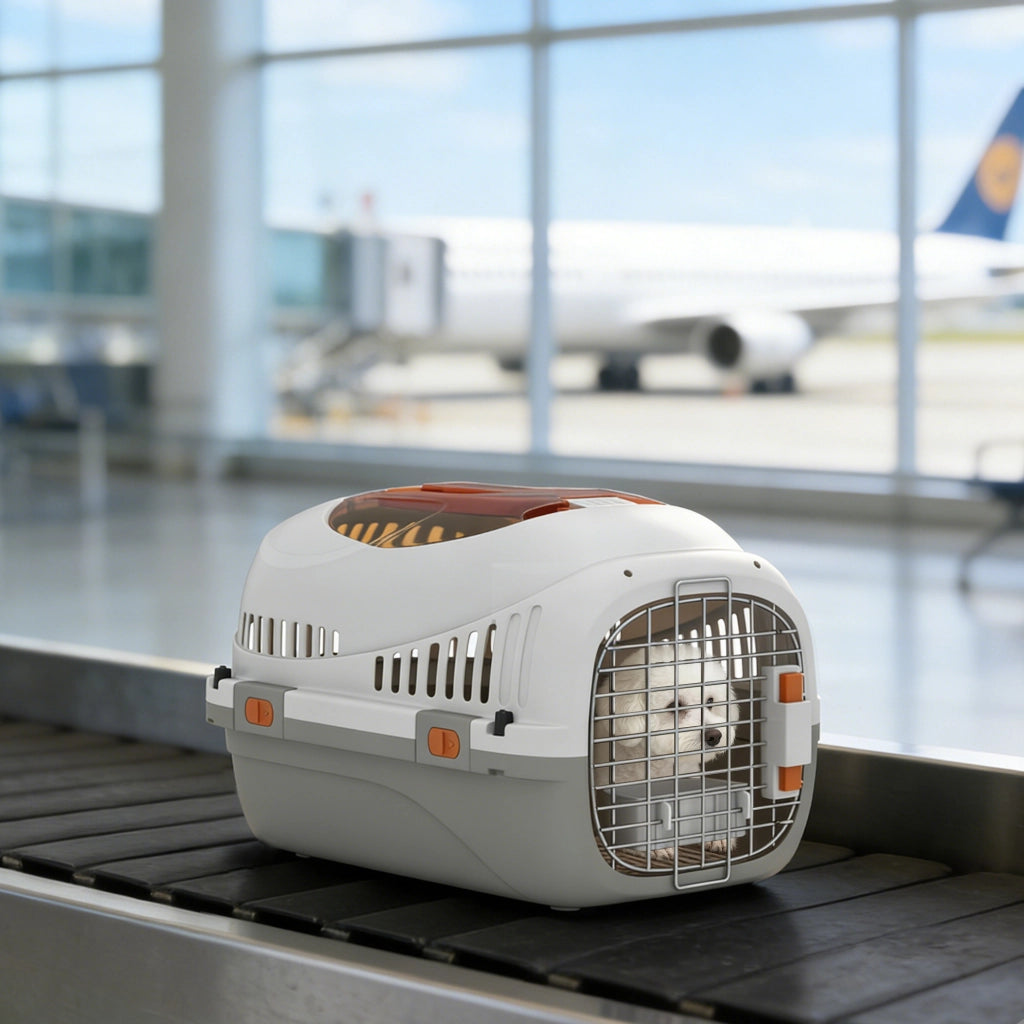 Trasportino per Gatti e Cani Piccoli ¨C Minimal ¨C Grigio Chiaro