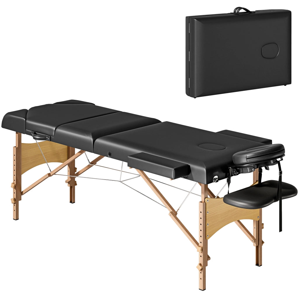 Letto singolo in legno con testiera imbottita e braccioli ¨C Minimal ¨C 215x60x62-89 cm nero