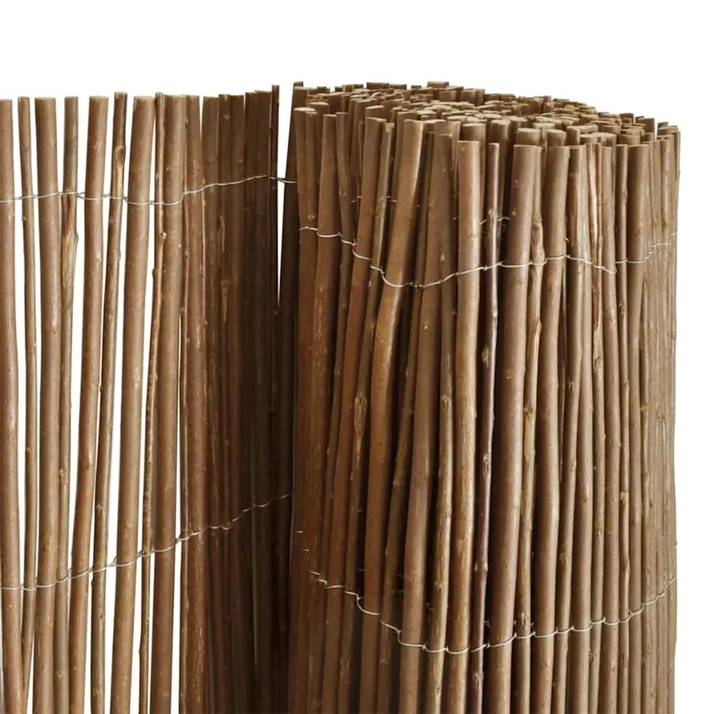 Recinzione da Giardino | Recinzione in Willows Naturale 120 x 500 cm Salice