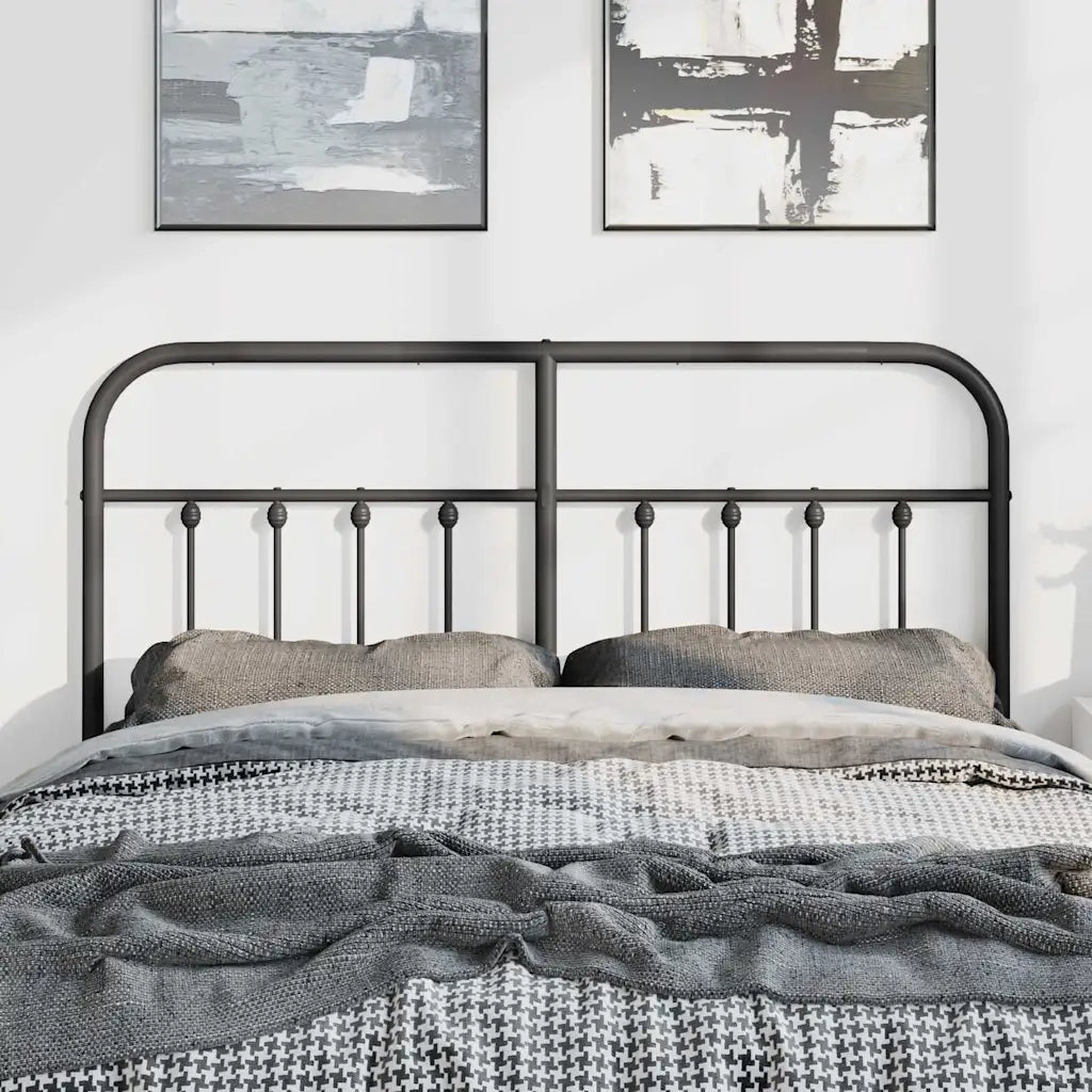 Testiera di Ricambio in Metallo Nero 150 cm 352612