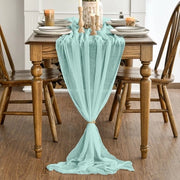 Tavolo di Festa in Menta Verde 80 x 300 cm - Decorazione da Tavola Riscattabile per Feste e Eventi Speciali