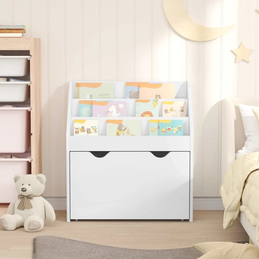 Libreria per Bambini Bianco Lucido 60 x 29,5 x 69 cm 892393