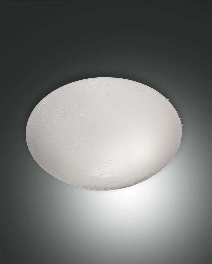 PANDORA PLAFONIERA BIANCA D.30 IP44 1 LUCE ATTACCO E27